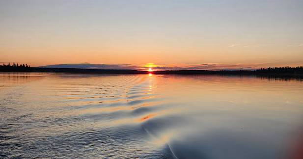 Emma Lake sunset